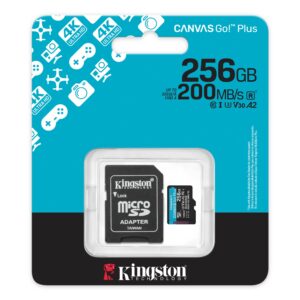 Kingston - Flash memory card - microSDXC - 256GB microSDXC Canvas Go Plus - Memorias - Tarjetas de Memoria Flash - SDCG4/256GB