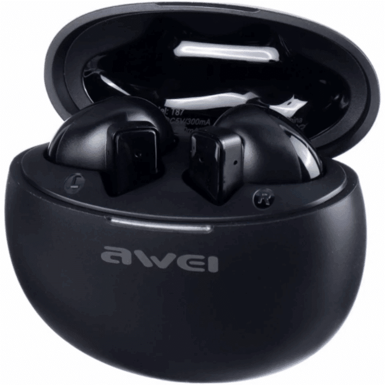 Awei Bluetooth Earphones T87 Negro - No Anc - Openbox