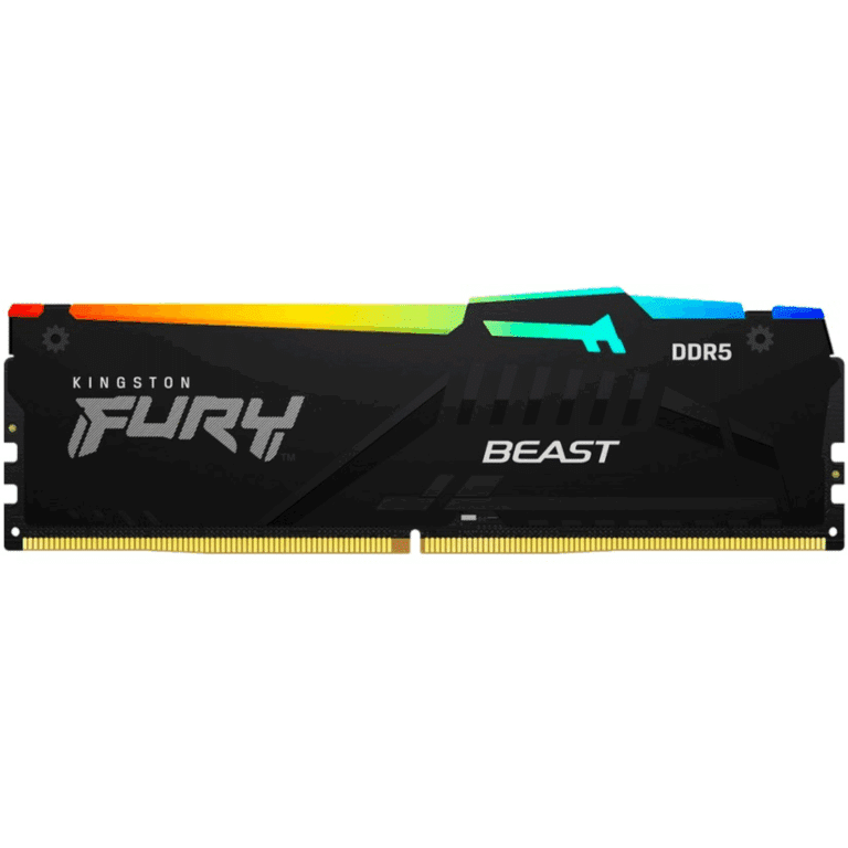 Dimm Kingston 16gb Fury Beast Black Rgb Expo 1x16gb Ddr5-5600mts Cl36 288-pin 16bit - Memorias - KF556C36BBEA-16