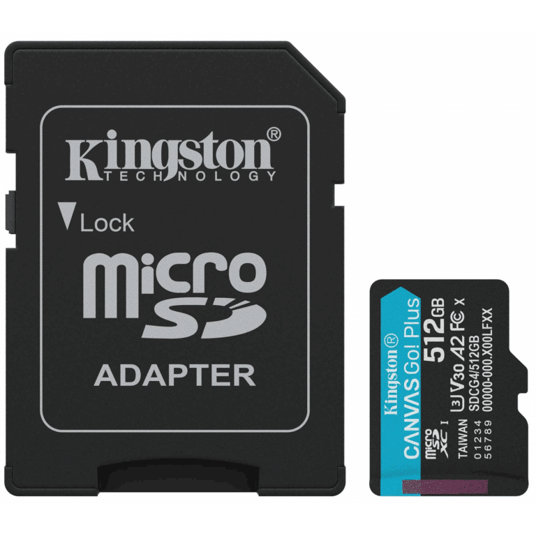 Kingston 512GB MicroSD CL10 170MB/s  - SDCG4/512GB