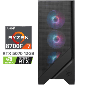 MSI Codex Z2 A8NVP-486US Gaming Desktop Computer - AMD Ryzen 7 8700F - 32 GB - 2 TB SSD - Black | SKU MSI-CDR486 - NB - MSI-CDR486 - MSI - 824142435885 - CODZ2A8NVP486