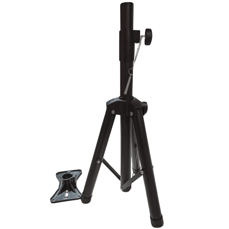 Pedestal Para Caja Amplificada PequeÑa Con Mariposa Negra Sps-502m