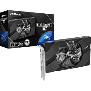 ASRock Inc. ASRock VCX A380 CLI 6GO Intel Arc A380 Challenger ITX 6GB OC 6GB GDDR6 96Bit VC 268087 A380 CLI 6GO