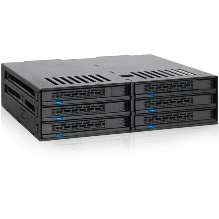 Cremax (ICY DOCK) ICY DOCK MB326SP-B 6x2.5inch SATA SAS HDD SSD Mobile Rack Cage in 1x5.25 Bay RD 193940 MB326SP-B