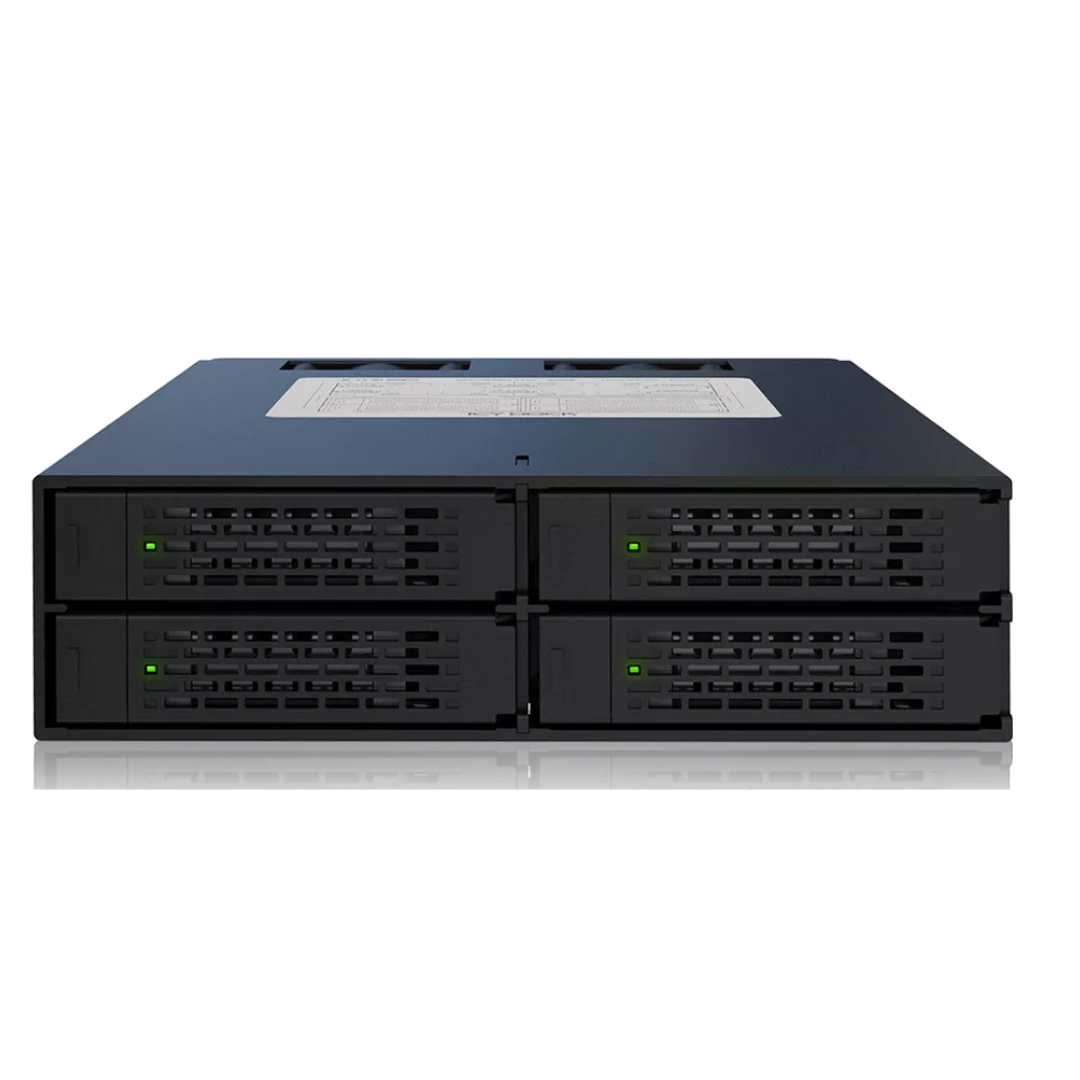 Cremax (ICY DOCK) ICY DOCK MB994SP-4S 4 in 1 SAS SATA Hot Swap Backplane Raid Cage Black Retail RD 11 (5)
