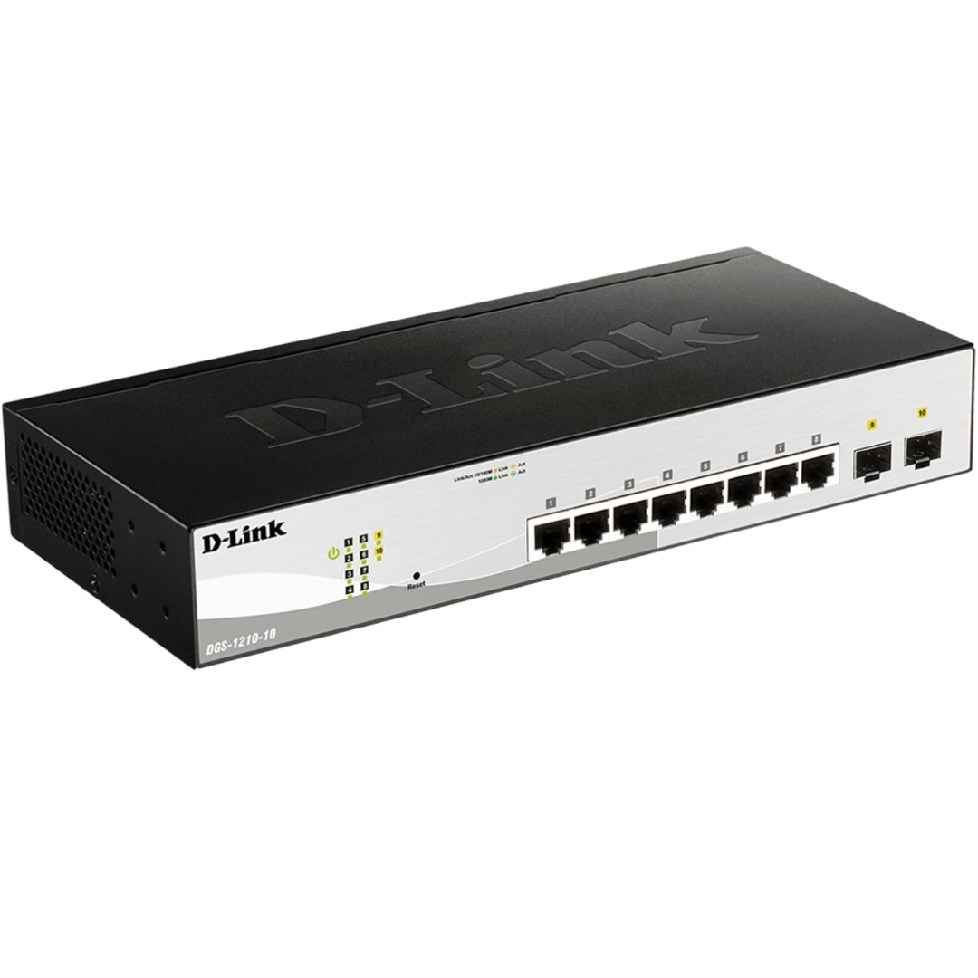 D-Link D-Link NT DGS-1210-10MP 10PT Smart Managed Gigabit PoE Switch Borwn Box NT 207377 DGS-1210-10MP (4)