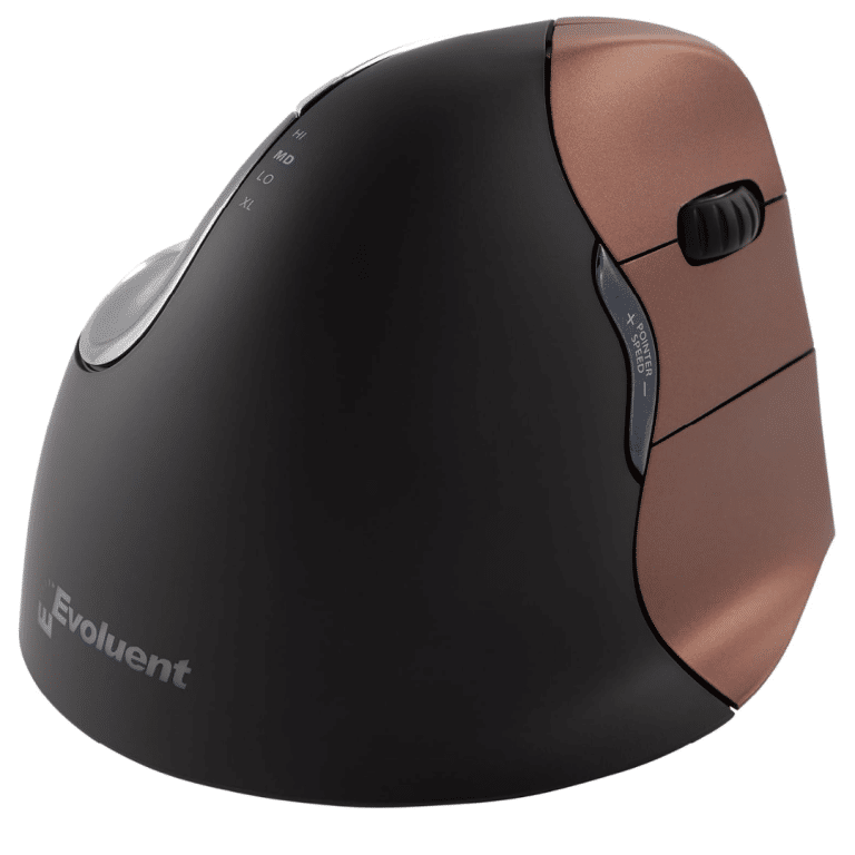 Evoluent Evoluent Mouse VerticalMouse 4 Right USB 6 Button Brown Box MC 105177 VM4R