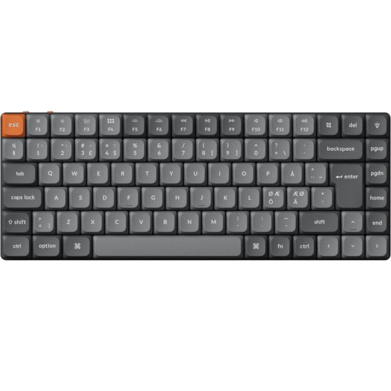 Keychron Keychron KB K3M-H1 K3 Max QMK VIA WL Custom Low Profile Gateron Red RGB Retail KB 288352 K3M-H1