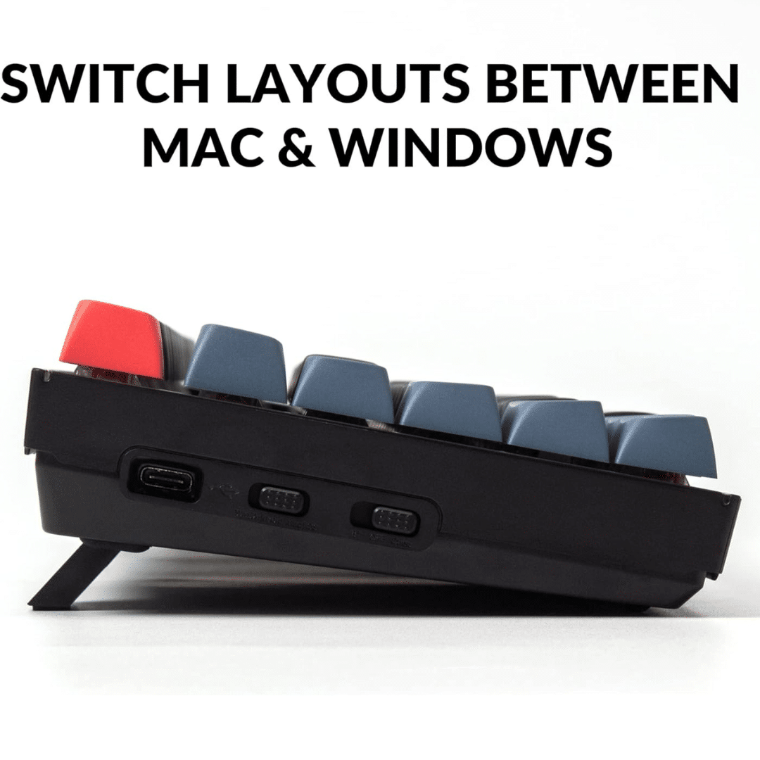 Keychron Keychron KB K8P-J1 K8 Pro QMK VIA WL FullyAssembled Alu GateronG ProRed Black KB 288336 K8P-J1 (5)