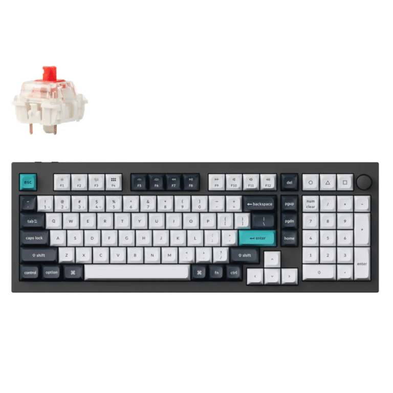 Keychron Keychron KB Q5M-M1 Q5 Max QMK VIA Wireless Gateron Jupiter Red Carbon Black KB 288447 Q5M-M1