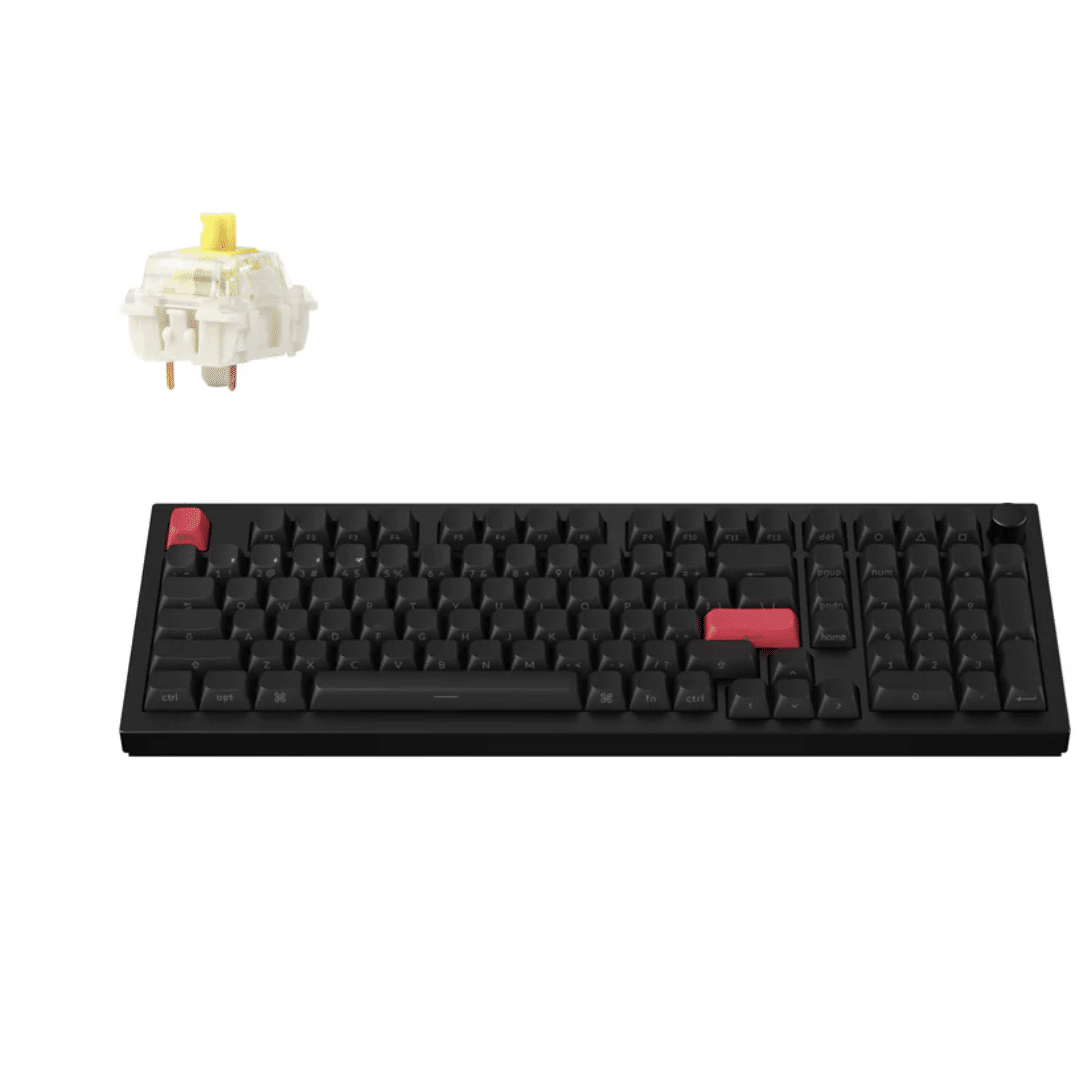 Keychron Keychron KB Q5M-M1 Q5 Max QMK VIA Wireless Gateron Jupiter Red Carbon Black KB 288447 Q5M-M1 (4)