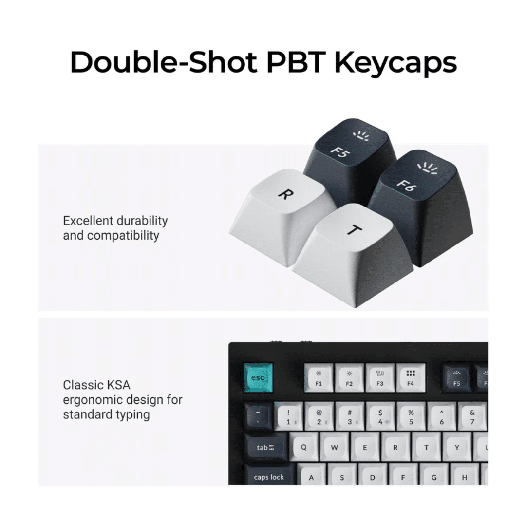 Keychron Keychron KB Q5M-M1 Q5 Max QMK VIA Wireless Gateron Jupiter Red Carbon Black KB 288447 Q5M-M1 (6)