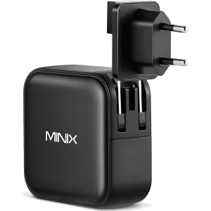 MINIX MINIX Accessory NEO-P3 USB-C Charger 1xType-A 18W 3xType-C 100W Black Bulk AC 258762 NEO-P3