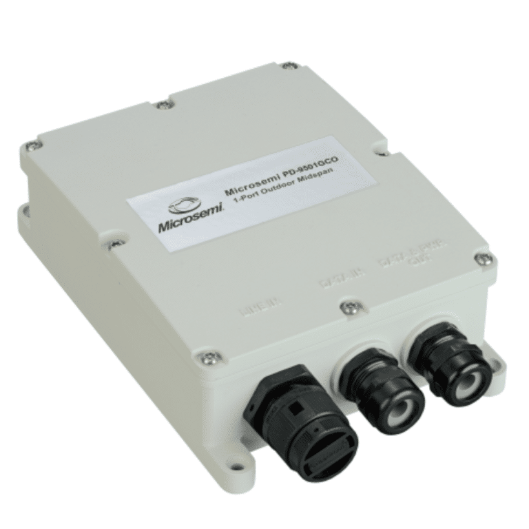 Microchip Technology Microchip NT PD-9501GCO AC 1PT 60W IEEE 802.3bt outdoor PoE midspan AC Input NT 246862 PD-9501GCO/AC