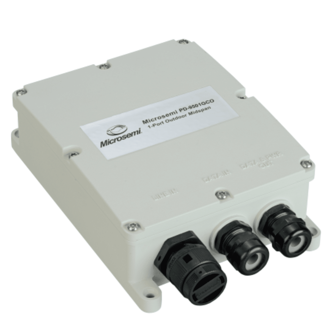 Microchip Technology Microchip NT PD-9501GCO AC 1PT 60W IEEE 802.3bt outdoor PoE midspan AC Input NT 246862 PD-9501GCOAC