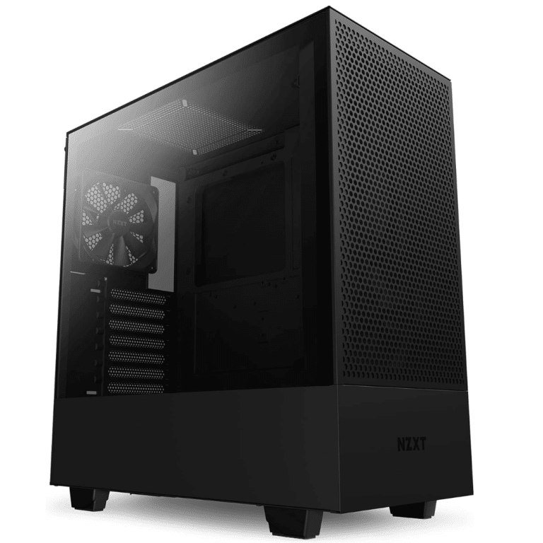 NZXT NZXT CS CC-H52FB-01 H5 Flow ATX Mid Tower TG Black Retail CS 288570 CC-H52FB-01