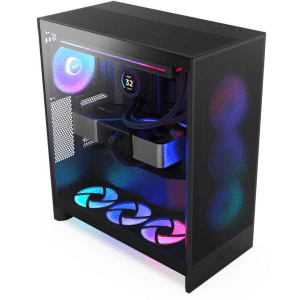 NZXT NZXT CS CM-H72FB-R1 H7 FLOW RGB (2024) Black MidTower Retail CS 285865 CM-H72FB-R1