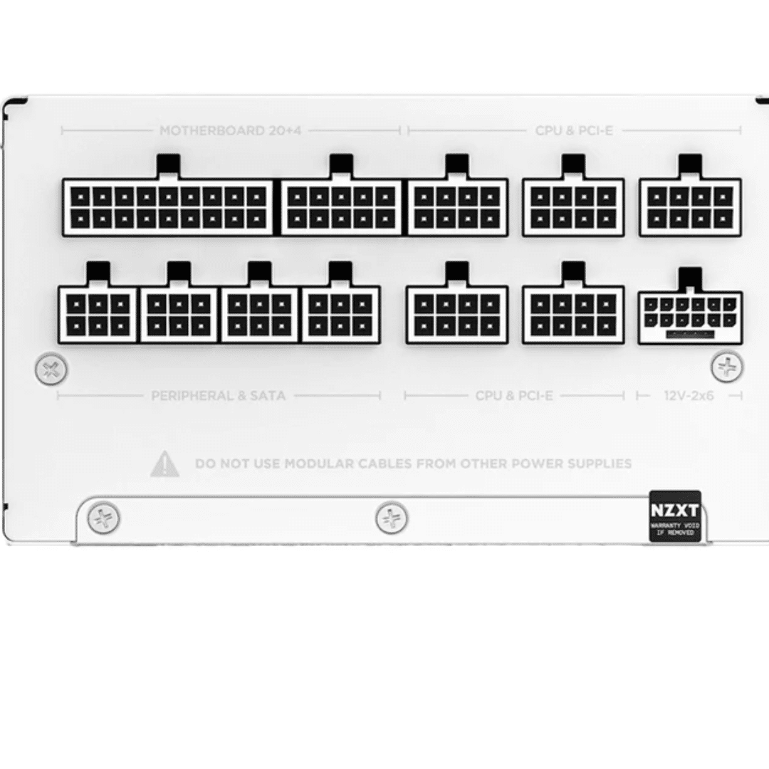 NZXT NZXT PS PA-8G2BW-US 850W ATX3.1 80Plus Gold Fully Modular White Retail PS 287056 PA-8G2BW-US (2)