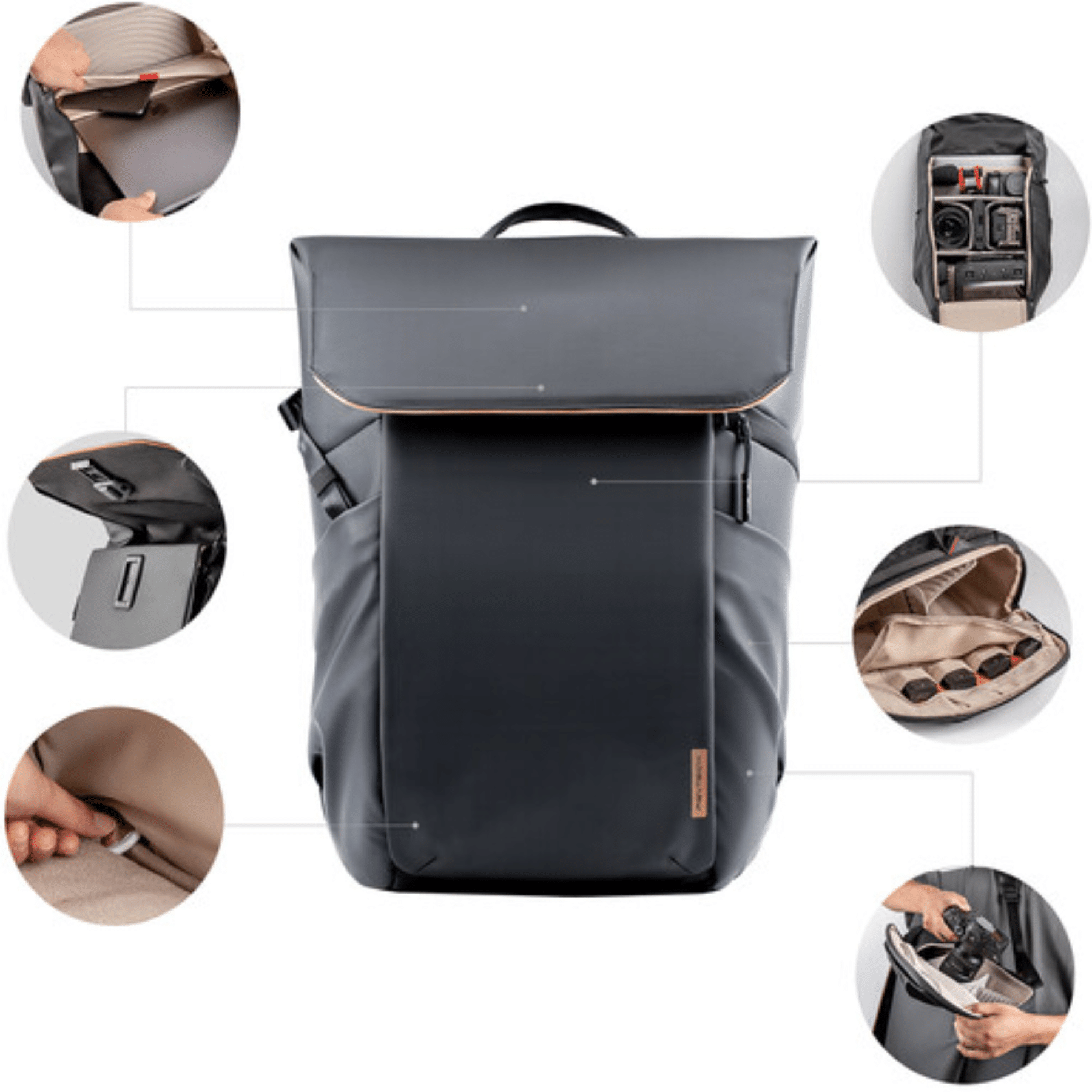 PGYTECH PGYTECH Accessory P-CB-063 OneGo Air Backpack 25L (Obsidian Black) Retail AC 289781 P-CB-063 (2)
