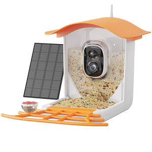 PerchMe PerchMe Camera SF-BF-MT01 Smart BirdFeeder Camera WL Solar Powered Mango Tango CM 296996 SF-BF-MT01