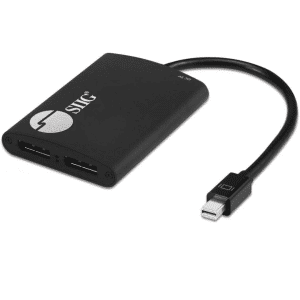 SIIG SIIG AC CE-DP0H11-S1 1x2 DP 1.2 to DisplayPort MST Hub- Multi Monitor Splitter AC 239556 CE-DP0H11-S1