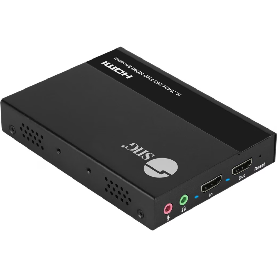 SIIG SIIG AC CE-H27511-S1 HDMI Video H.264 H.265 IPTV Encoder w loopout Brown Box AC 261539 CE-H27511-S1 (1)