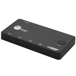 SIIG SIIG AC CE-KV0B11-S1 2x1 USB-C 4K Video KVM Switch Brown Box AC 266943 CE-KV0B11-S1