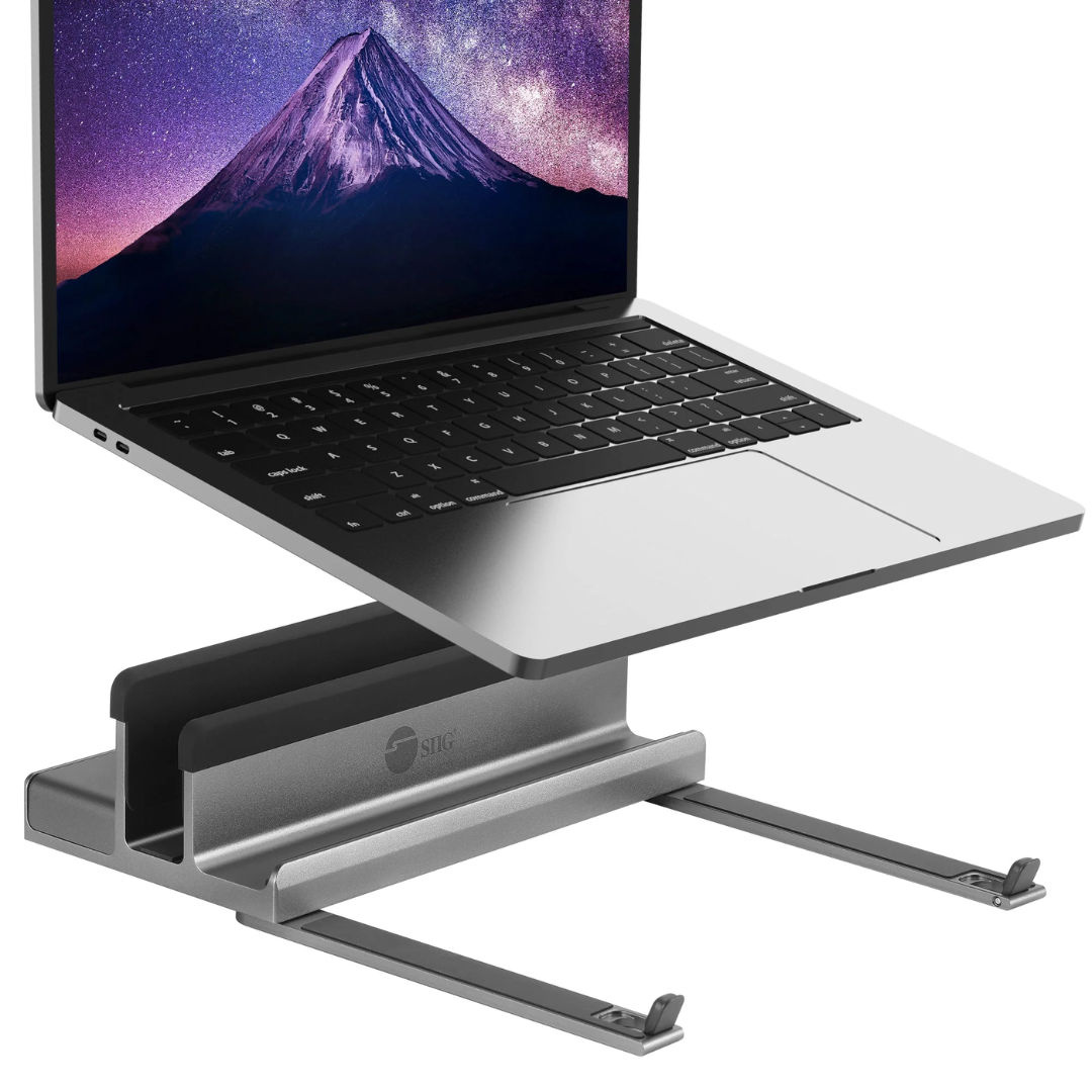 SIIG SIIG AC CE-MTDK21-S1 USB-C Laptop Stand with 4K Multitask Docking Station AC 272512 CE-MTDK21-S1 (3)