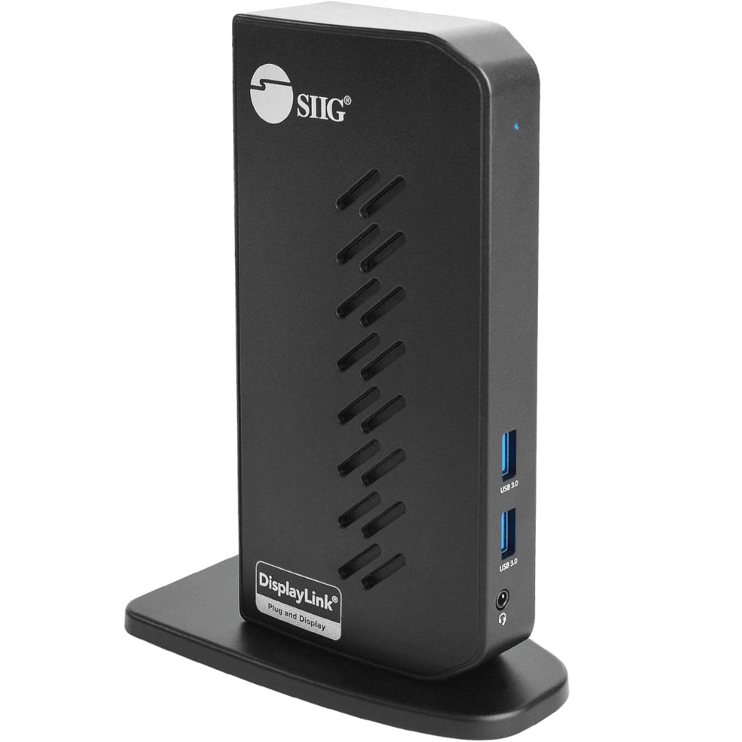 SIIG SIIG AC JU-DK0L11-S1 Dual Video Full HD HDMI Video Docking Station Brown Box AC 250517 JU-DK0L11-S1 (6)