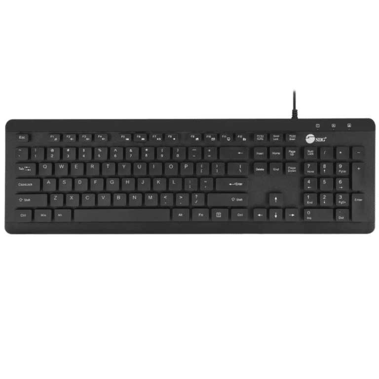 SIIG SIIG KB JK-US0U11-S1 Waterproof & Dustproof USB Multimedia Keyboard Retail KB 267306 JK-US0U11-S1