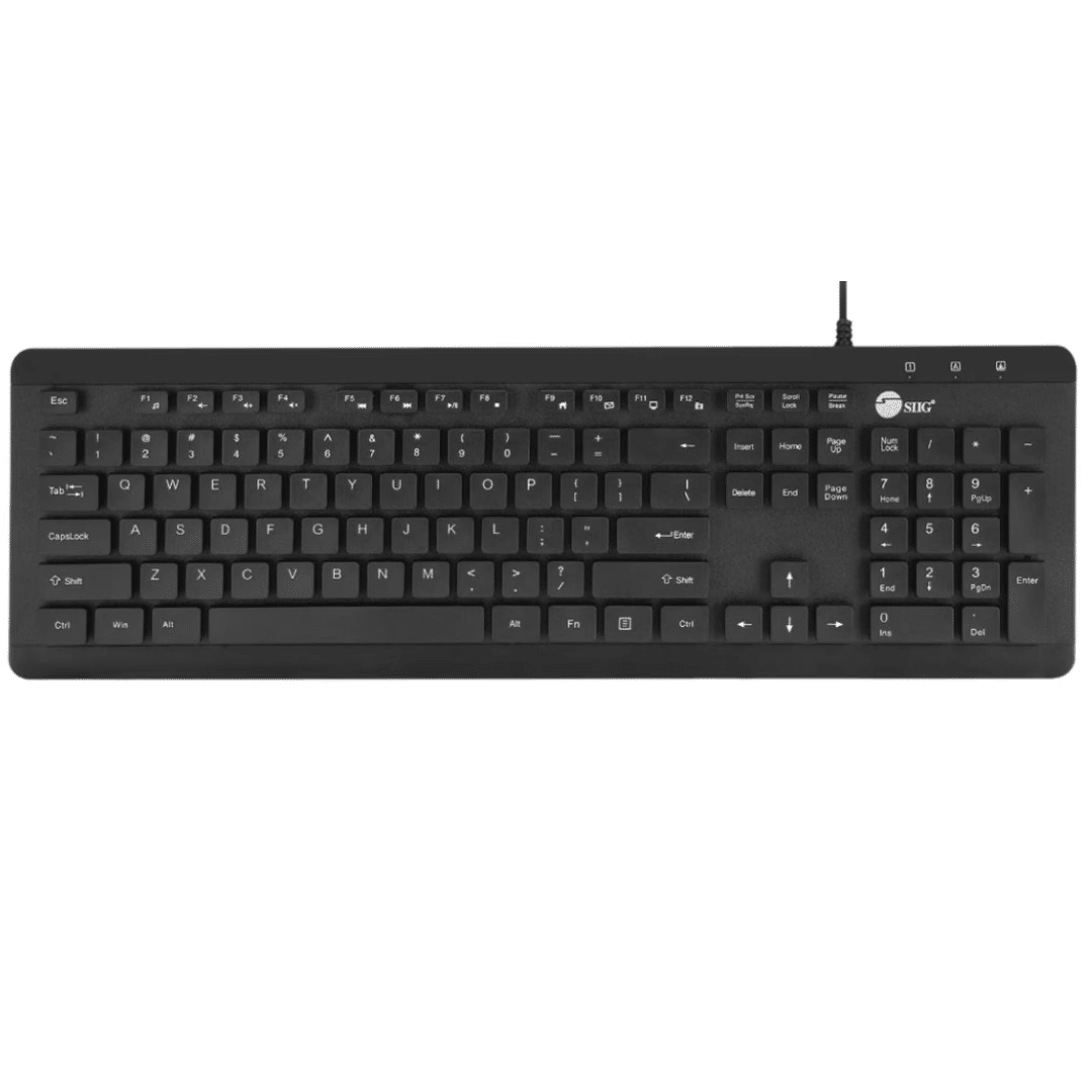 SIIG SIIG KB JK-US0W11-S1 Washable & Dustproof USB Keyboard with Touchpad Retail KB 292718 JK-US0W11-S1 (1)