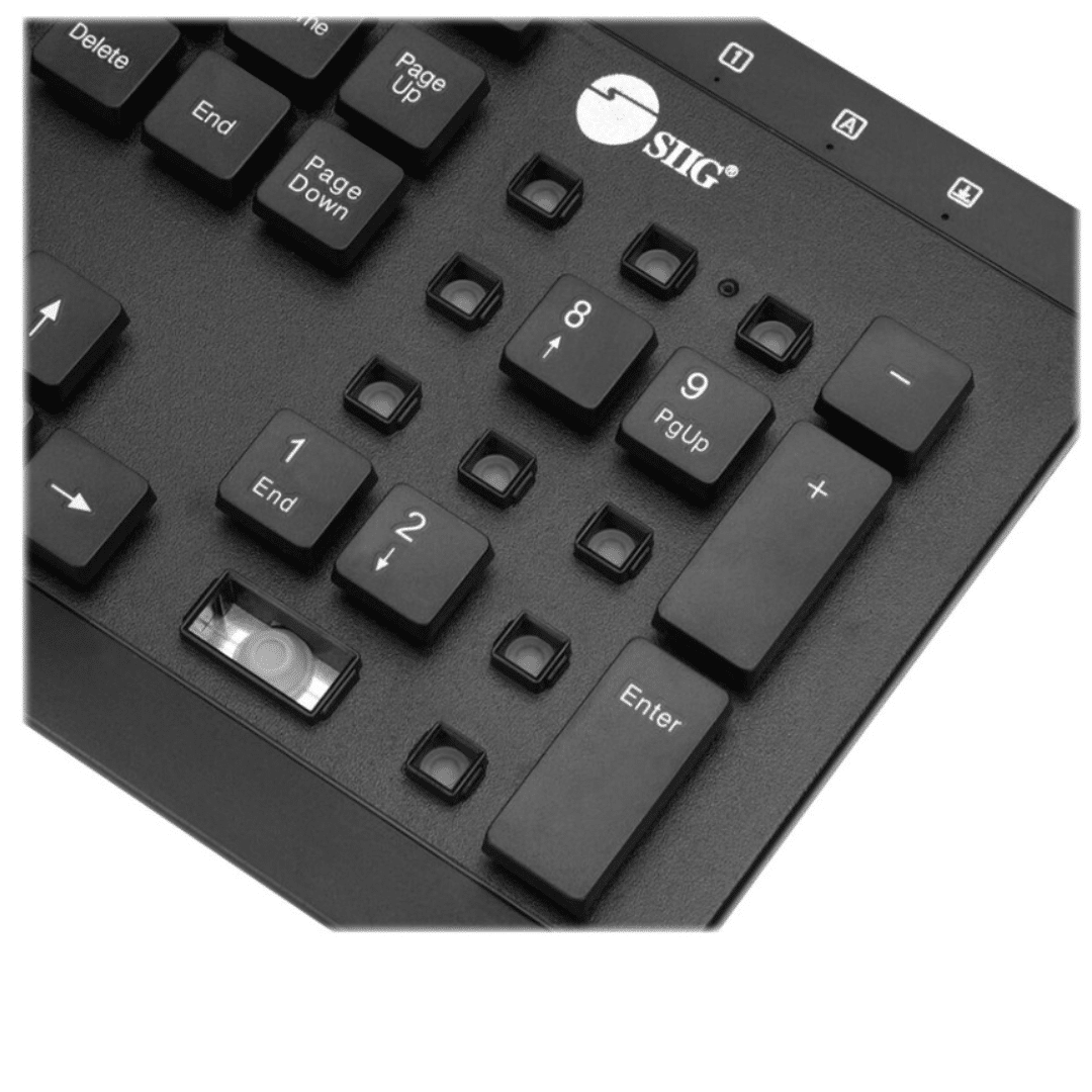 SIIG SIIG KB JK-US0W11-S1 Washable & Dustproof USB Keyboard with Touchpad Retail KB 292718 JK-US0W11-S1 (5)