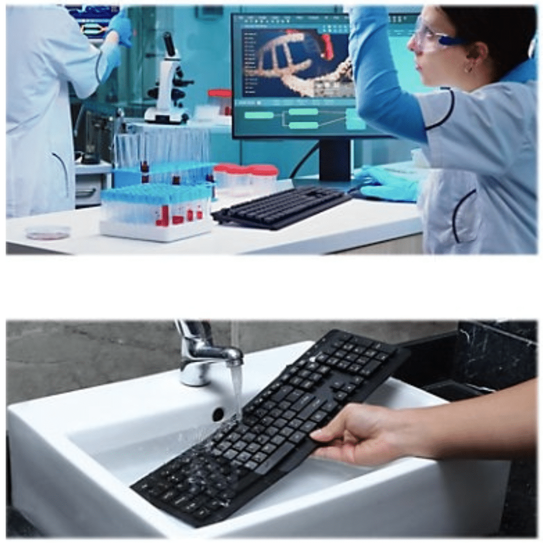 SIIG SIIG KB JK-US0W11-S1 Washable & Dustproof USB Keyboard with Touchpad Retail KB 292718 JK-US0W11-S1 (6)