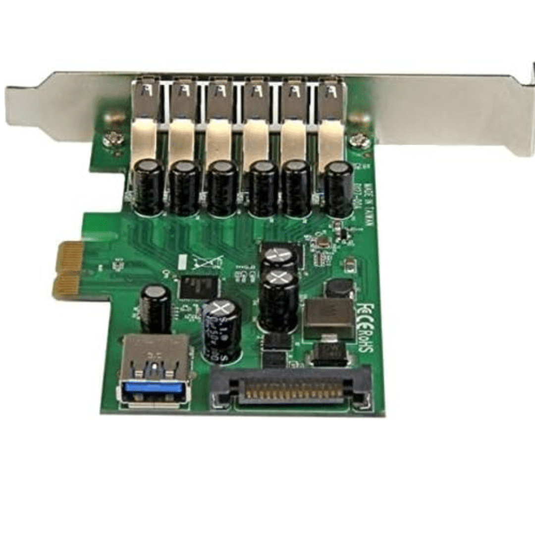 StarTech.com StarTech PEXUSB3S7 7PT PCI Express USB3.0 Card Standard and Low-Profile Retail IO 167568 PEXU (3)