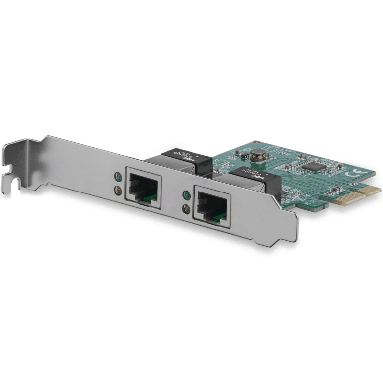 StarTech.com StarTech ST1000SPEXD4 Dual Port Gigabit PCIE Server Network Adapter Card NIC NT 160033 ST1000SPEXD4