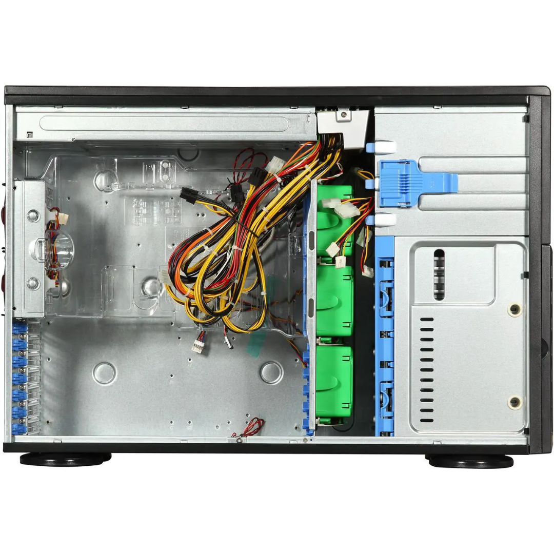 Supermicro Supermicro CS CSE-745BTQ-R920B 4U Full Tower 8x3.5 2.5HS 920W Black BrownBox CS 252049 CSE-7 (6)