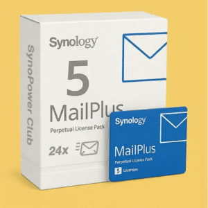 Synology Synology MAILPLUS 5 LICENSES MailPlus License Pack for 5 Email Accounts Retail SF 182599 MAILPLUS 5 LICENSES