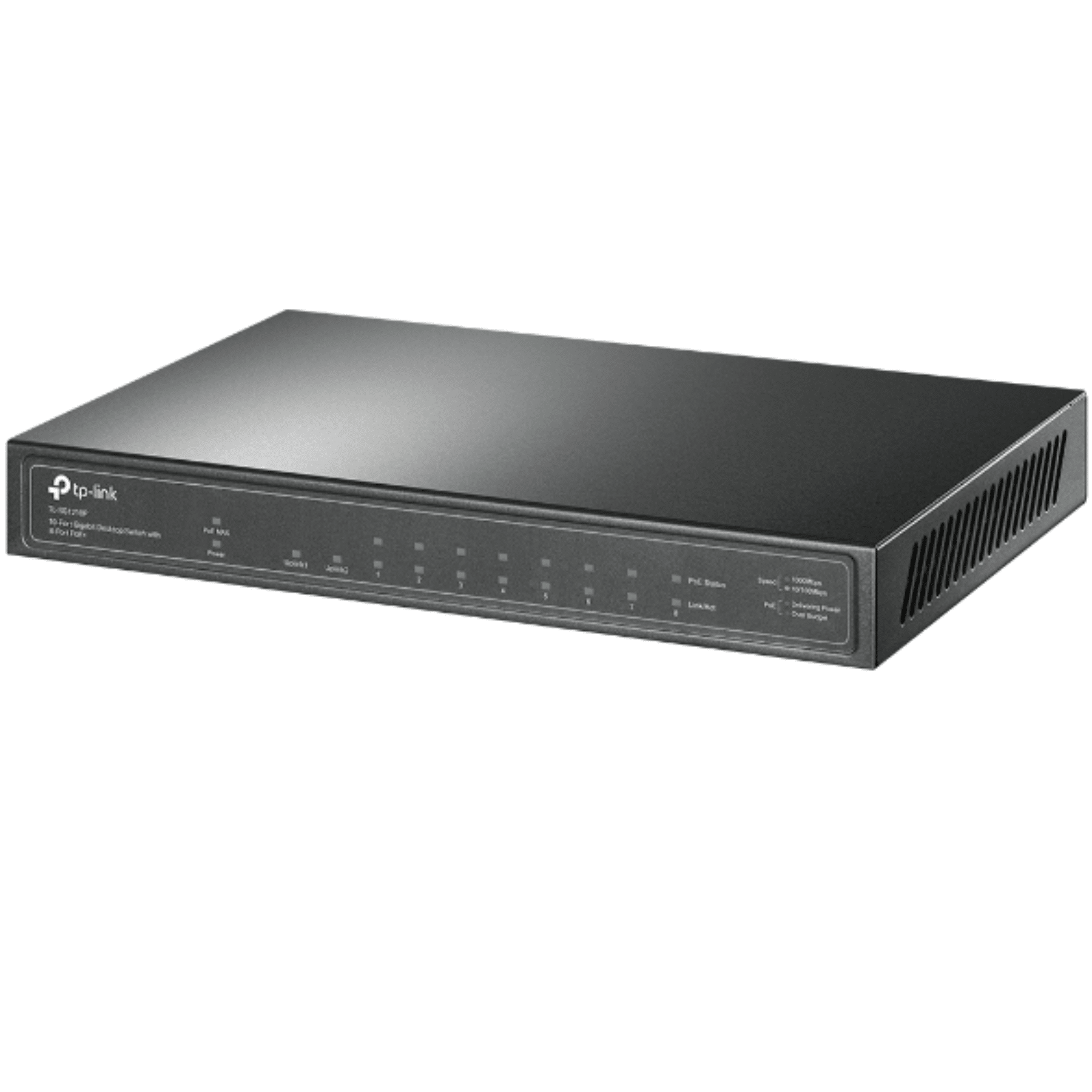 TP-Link TP-Link SWT TL-SG1210PP 10Port Gigabit Desktop Switch with 6Port PoE+ Retail NT 278802 TL-SG1210PP (1)