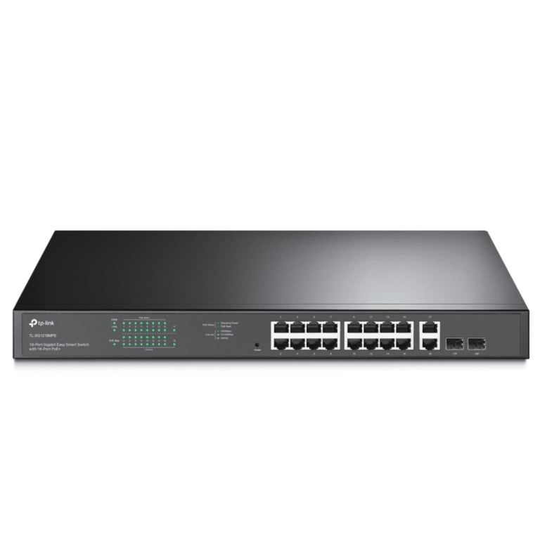 TP-Link TP-Link SWT TL-SG1218MPE 18PT Gigabit Easy Smart PoE+ Switch with 2SFP Slots NT 237056 TL-SG1218MPE
