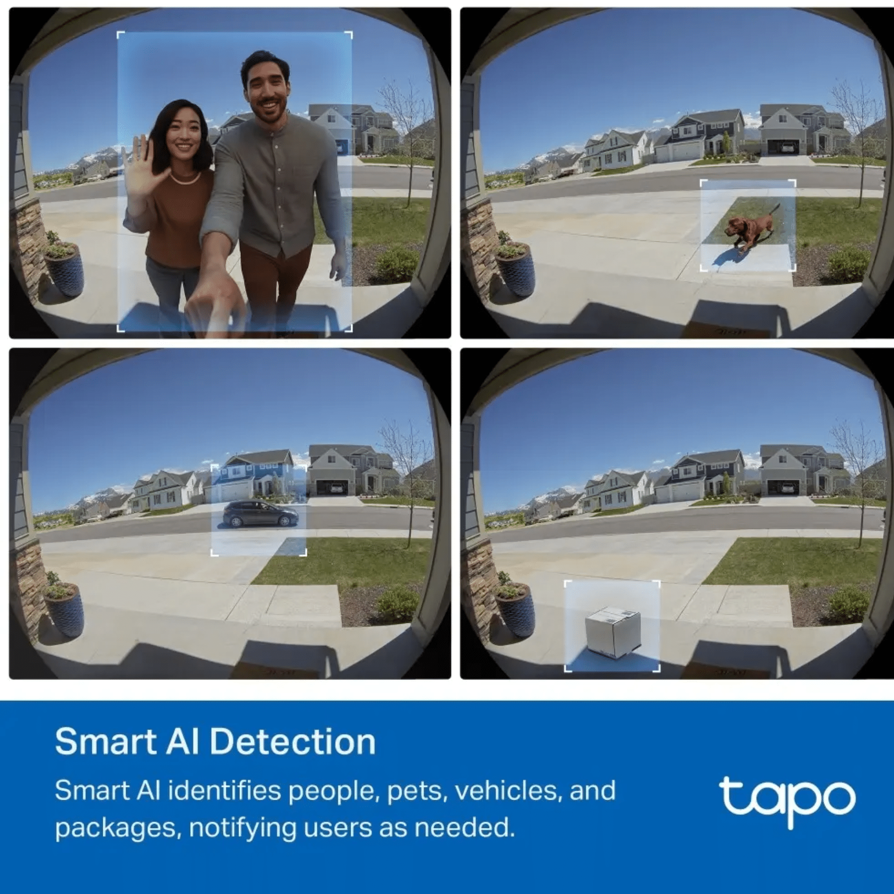 Timbre De Video Tp-link Con Bateria 2k 5mp Deteccion Ia Vision Noc Color Campo Amp (6)