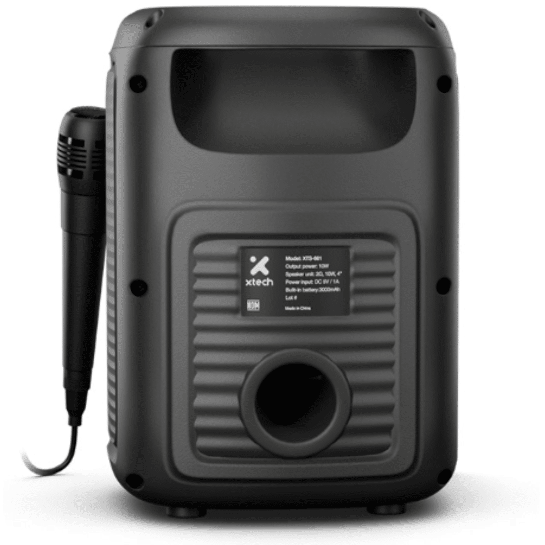 Xtech XTS-661 - Speaker - Black - SonicBloom Portable Wlss Speaker w lights a (6)