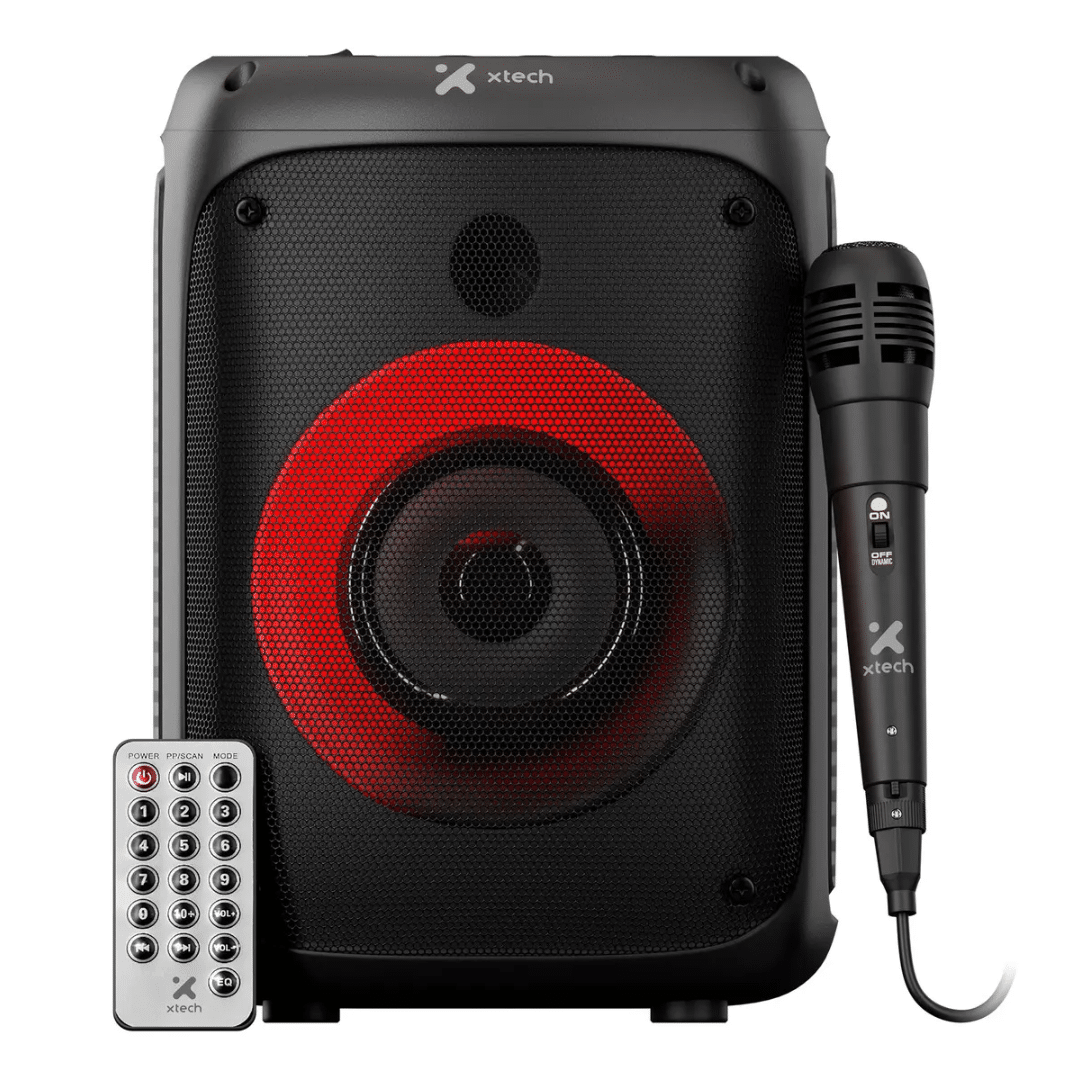 Xtech XTS-661 - Speaker - Black - SonicBloom Portable Wlss Speaker w lights and (1)