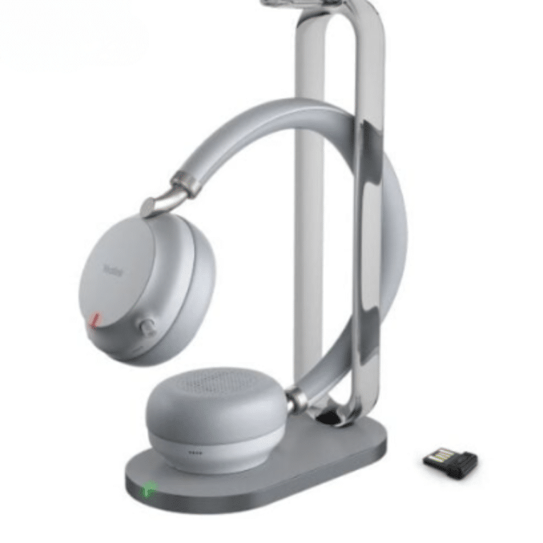 Yealink Yealink Headset 1208611 BH72 with Charging Stand Teams Light Gray USB-A BT HE 276627 1208611