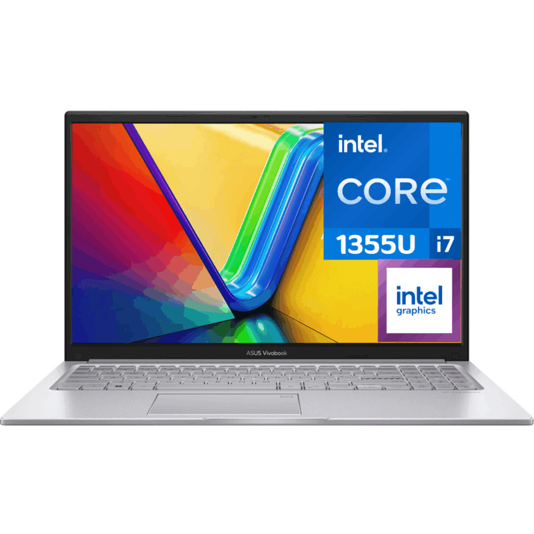Laptop Asus Vivobook 15 Intel Core I7 1355u (13va) Ram 16gb Ss 1tb (1000gb) Pantalla 15.6" *touch* (1920x1080) Metal Silver Windows 11 Home Ingles - F1504va-is79t