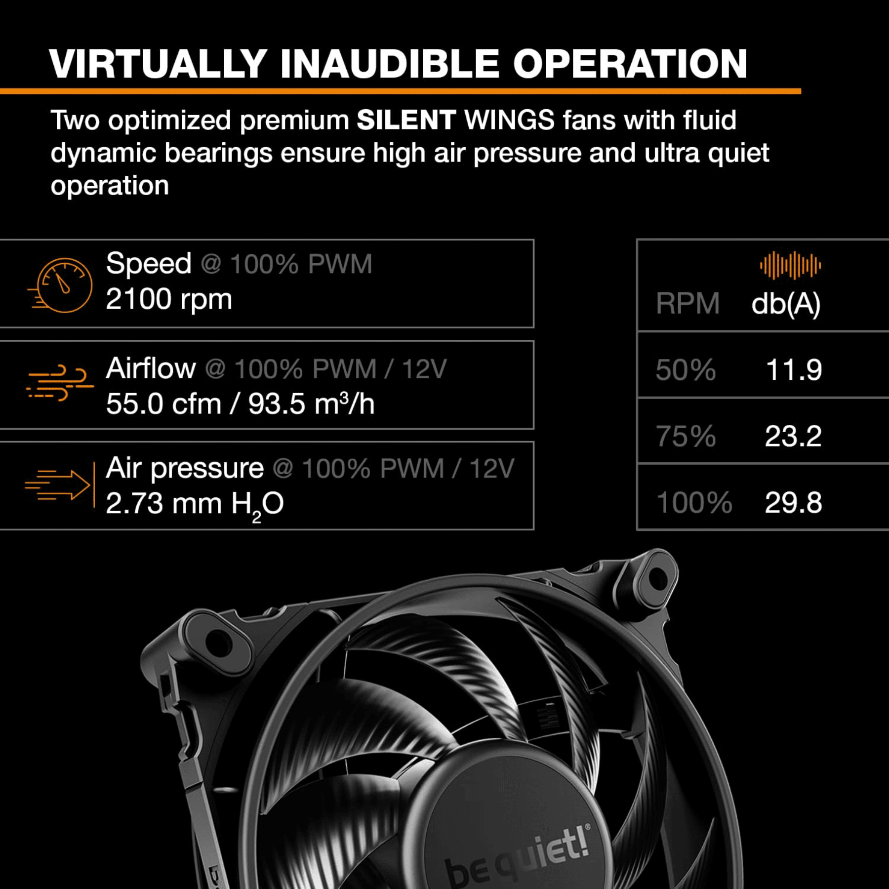 be quiet! be quiet! Fan BK036 DARK ROCK PRO 5 CPU Cooler Black Retail FN 288260 BK036 (3)
