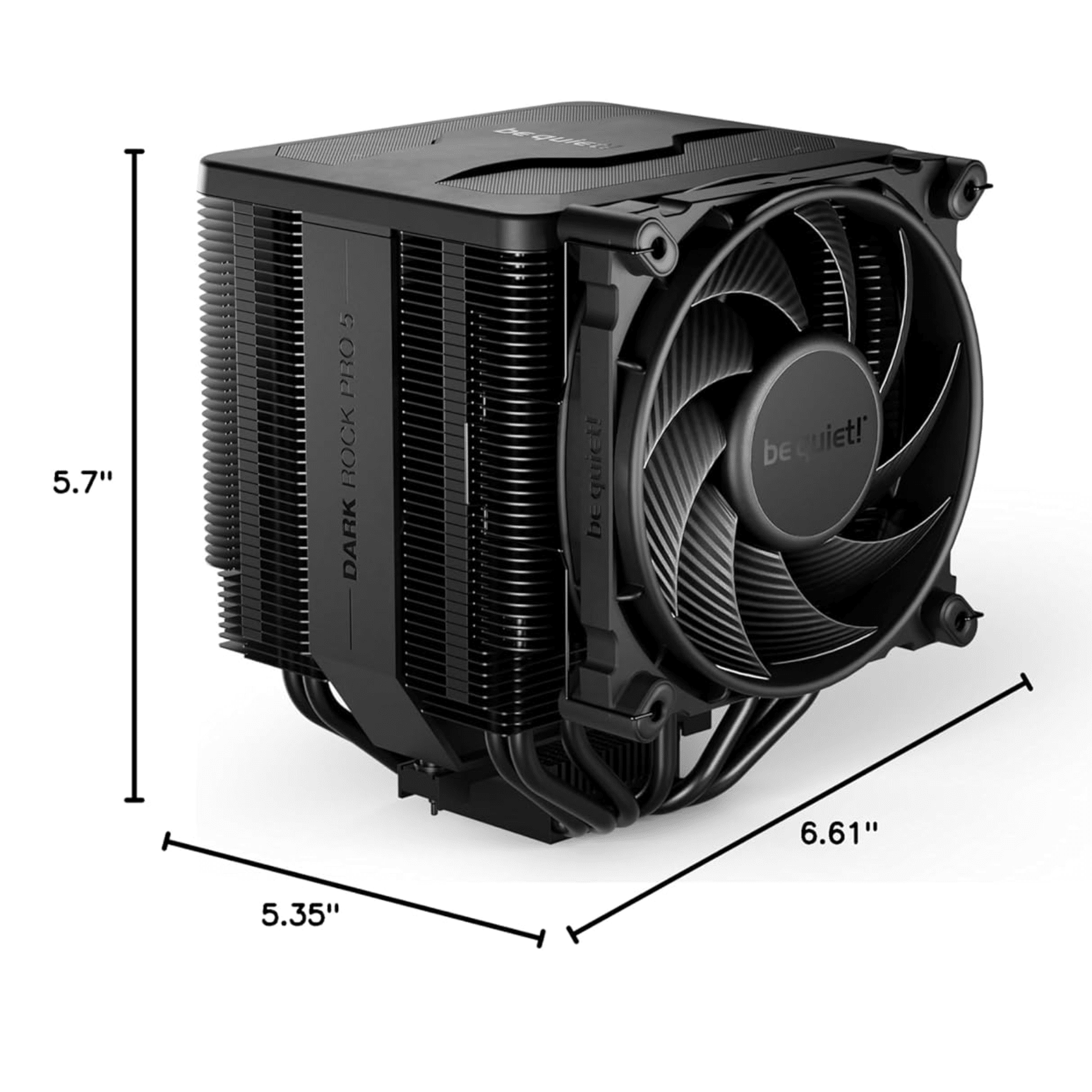 be quiet! be quiet! Fan BK036 DARK ROCK PRO 5 CPU Cooler Black Retail FN 288260 BK036 (6)