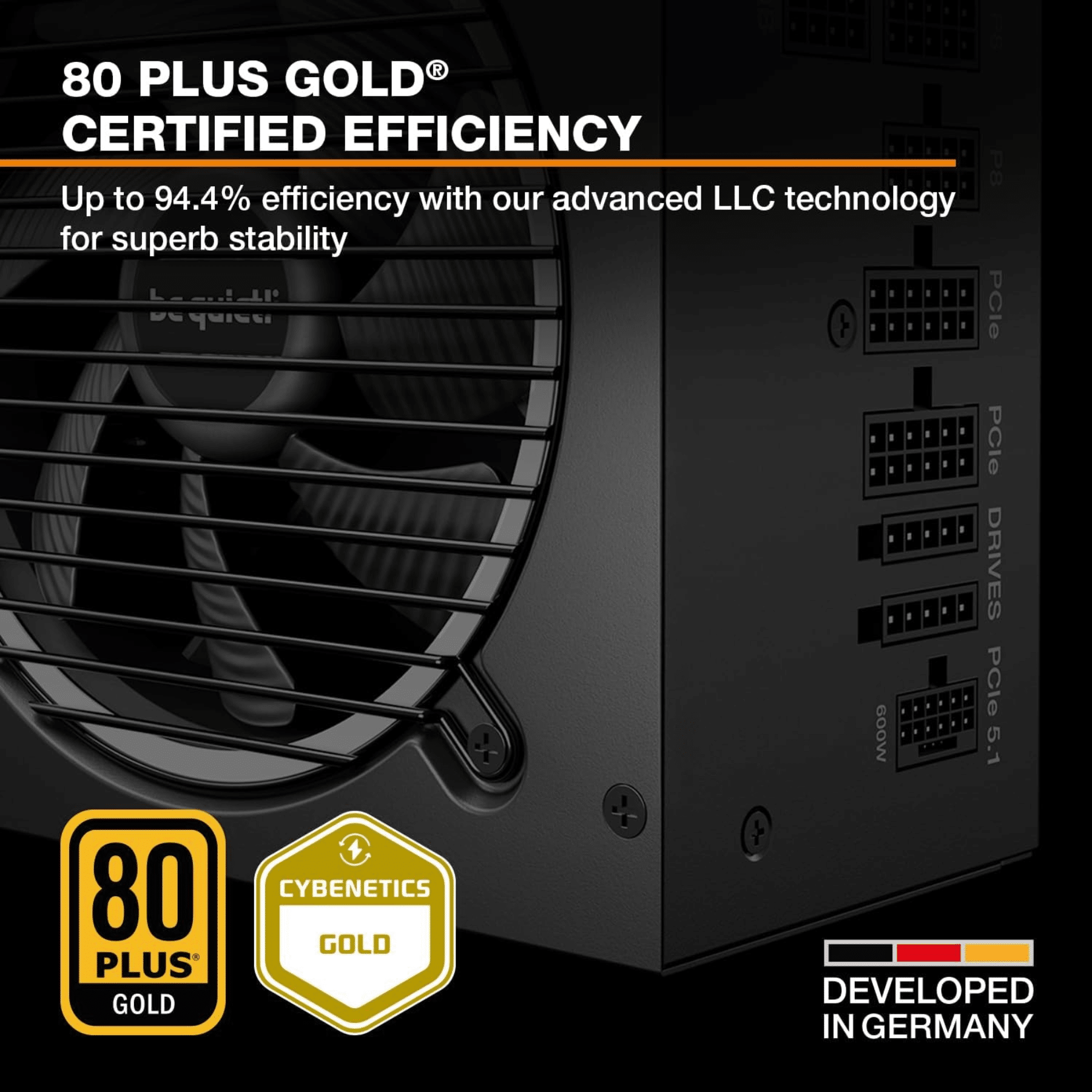 be quiet! be quiet! Power Supply BP028US Pure Power 13 M 1000W Retail PS 296661 BP028US (3)