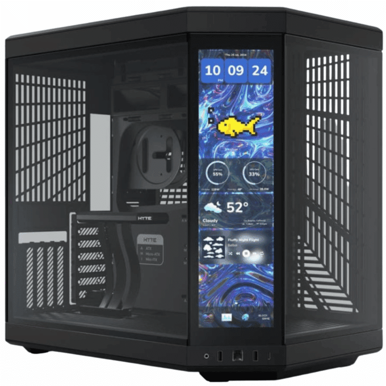 HYTE HYTE CS CS-HYTE-Y70TTI-BB Y70 touch infinite mTower ATX TG Pitch Black Retail CS 287669 CS-HYTE-Y70TTI-BB
