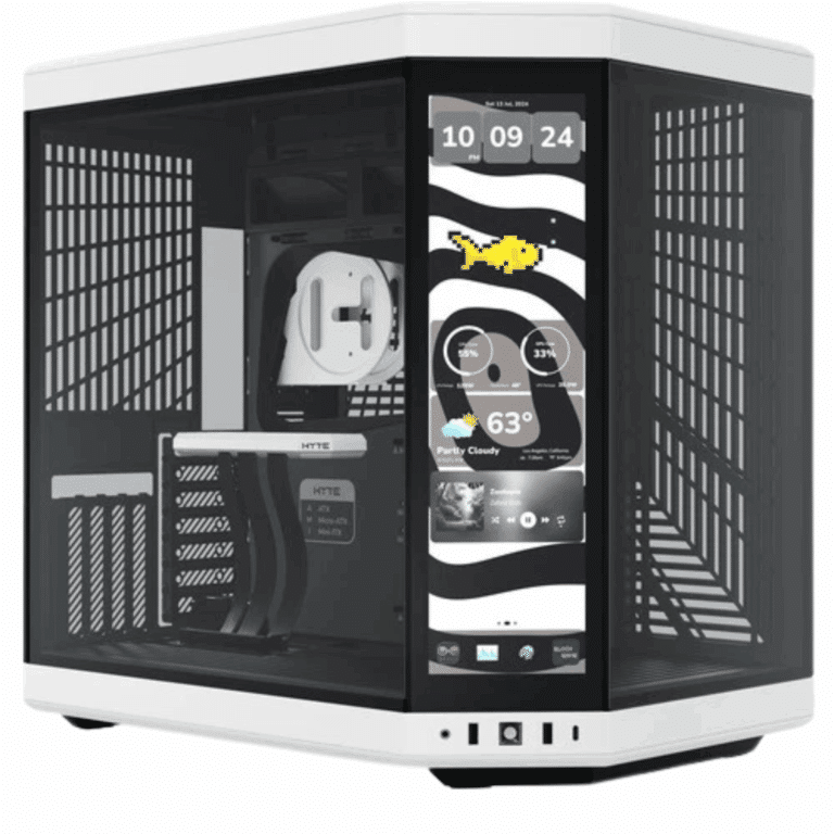 HYTE HYTE CS CS-HYTE-Y70TTI-WB Y70 touch infinite mTower ATX TG Panda Retail CS 287668 CS-HYTE-Y70TTI-WB