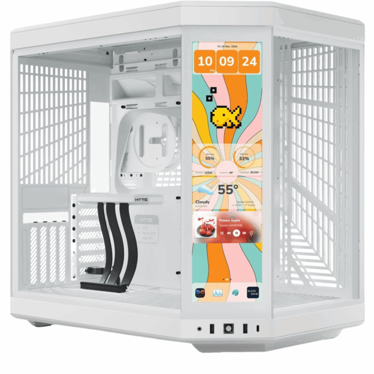 HYTE HYTE CS CS-HYTE-Y70-BW Y70 Dual Chamber Mid-Tower ATX White Retail CS 283845 CS-HYTE-Y70-BW